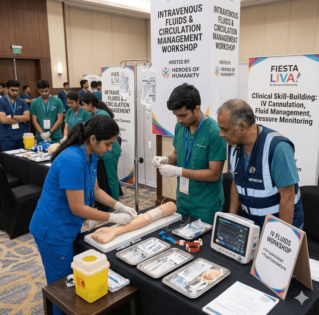 Circulatory and intravenous fluids management workshop
