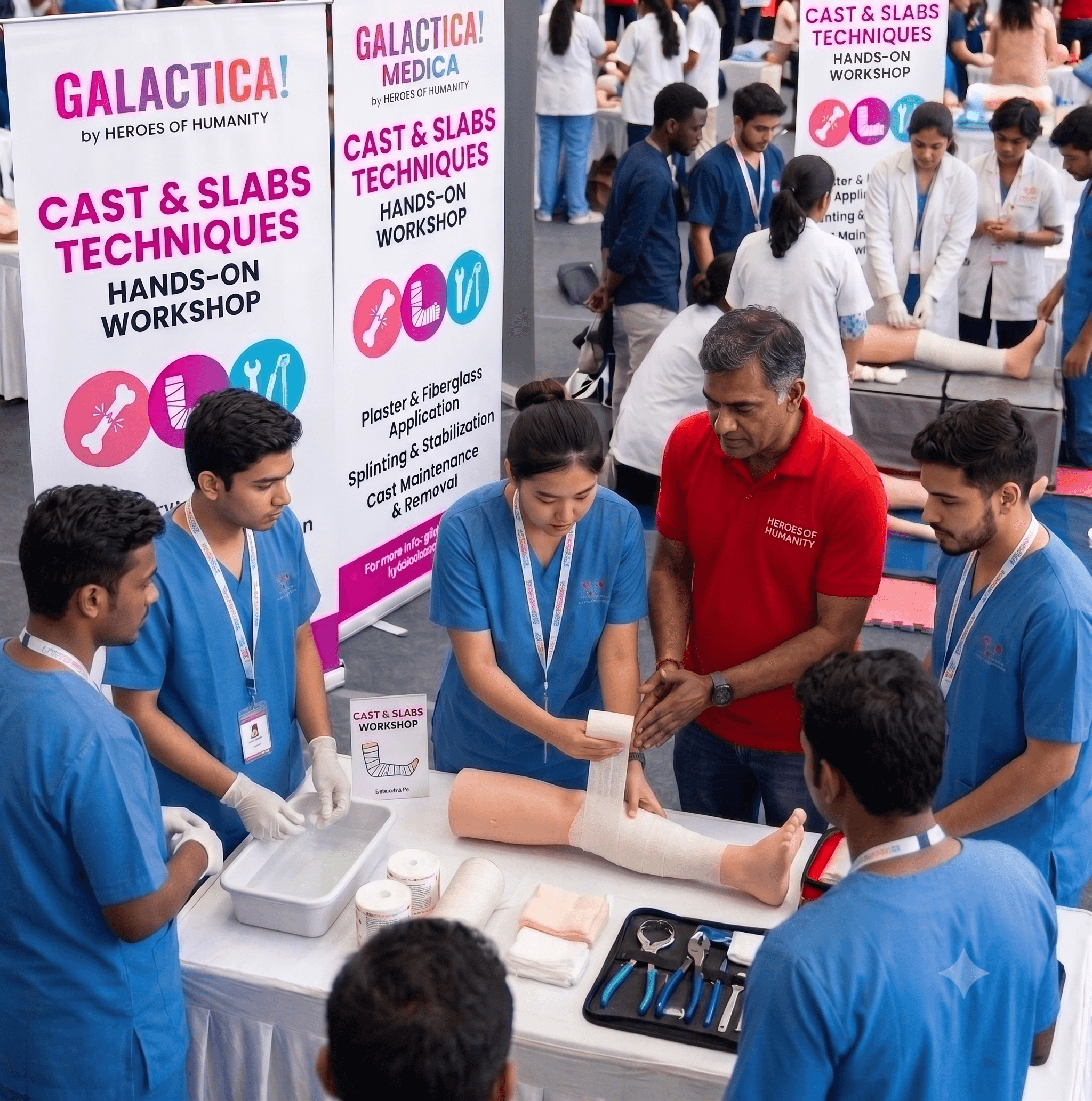 Cast & Slabs Technique — hands-on clinical workshop