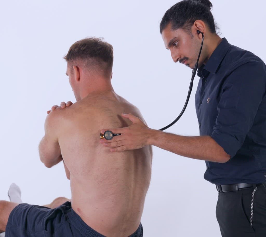 Examination of Respiratory System — live clinical demonstration